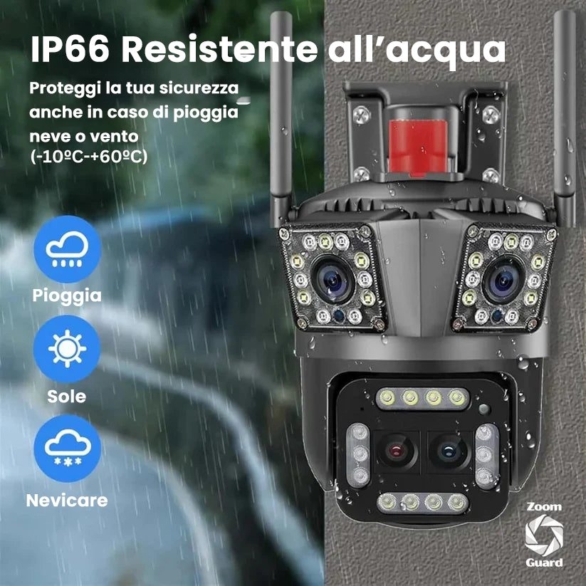 Zoom Guard: Telecamera di sicurezza + Memoria illimitata - 🎁Acquista 1, ricevi 2!