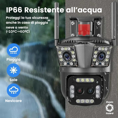 Zoom Guard: Telecamera di sicurezza + Memoria illimitata - 🎁Acquista 1, ricevi 2!