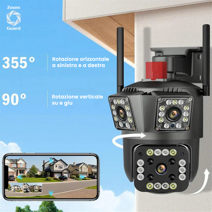 Zoom Guard: Telecamera di sicurezza + Memoria illimitata - 🎁Acquista 1, ricevi 2!